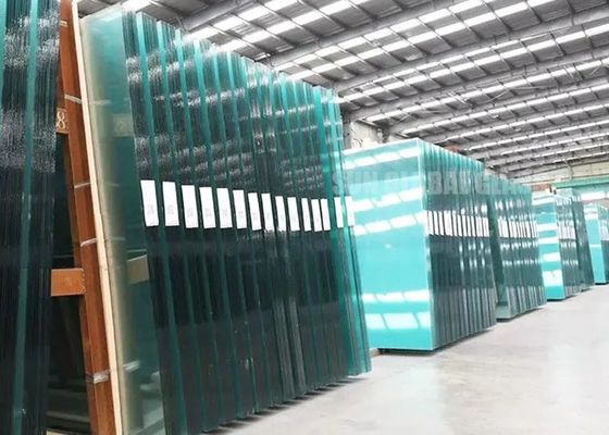 Bangunan Dekoratif Panel Kaca Laminasi Terbirit / Beveled Edge Laminasi Kaca Arsitektur CE SGCC Standar