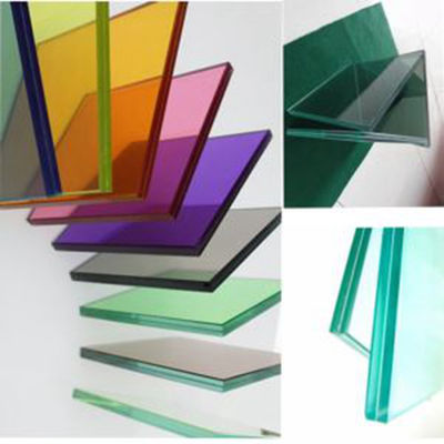 Wire Mesh Laminated Glass Metal Mesh Fire Resistant Tempered Glass 4mm 5mm 6mm 8mm 10mm Laminated Double Glazed Glass Untuk Dekorasi Rumah / Curtain Wall