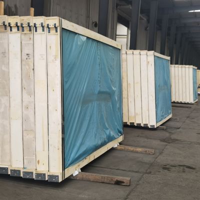 Bangunan Kaca Reflektif 2mm-12mm Lembar Kaca Terapung Panel Kaca Terapung Dengan Permukaan Datar yang Luar Biasa
