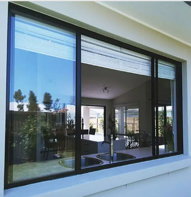 Aluminium Frame Kaca Pintu Jendela Desain Sederhana Untuk Anggaran Ramah Rumah Jendela