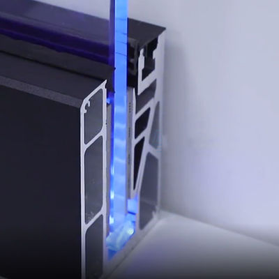 Aluminium Hardware Railing Clamp Kaca Balkon Balustrade LED Kaca Railing Harga