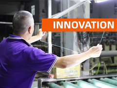 Pembuatan kaca berlapis tempered