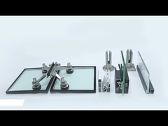 Kaca berlapis berongga dengan laba-laba untuk dinding tirai