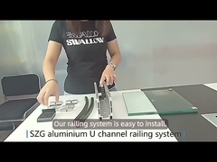 Aluminium U Channel Railing System Installation Tutorial