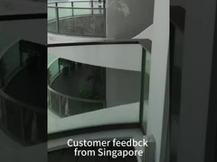 Bangunan Tinggi Keamanan Pengaman Kaca Kekerasan