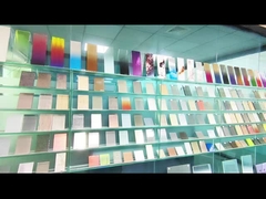 Bangunan Tempered Laminated Colored Glass Dekoratif Ruang Sampel