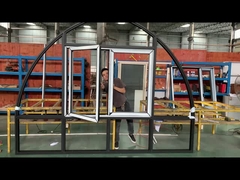 Kaca Insulasi 5+12A+5 MM Dengan Profil Aluminium 6063-T5 Digunakan Untuk Pintu dan Jendela Berbentuk Lengkung