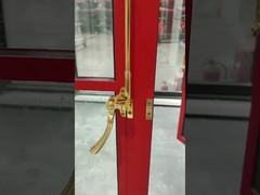 jendela kaca berbentuk lengkungan khusus dengan bingkai aluminium